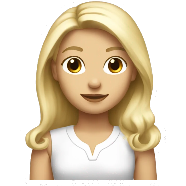 White with blonde hair University of Alabama Crimsonette emoji
