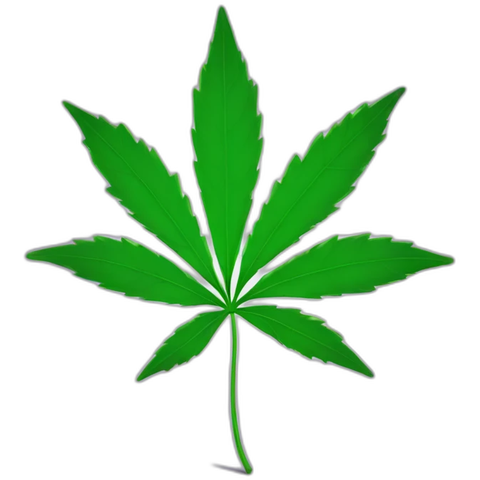 Green weed leaf with the words ‘Owner’s Choice!’ emoji