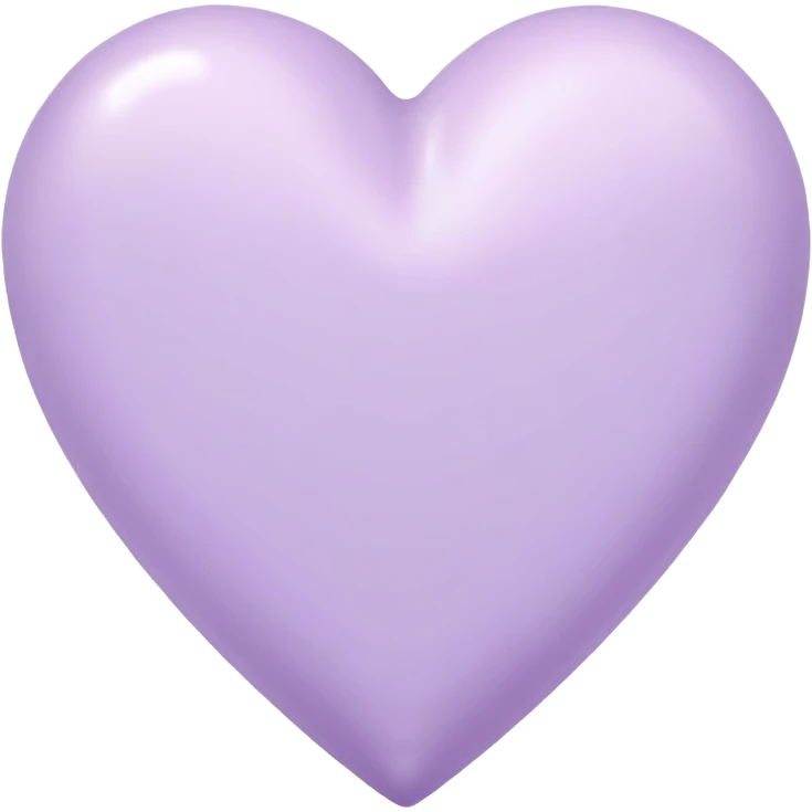 pastel lilac heart emoji