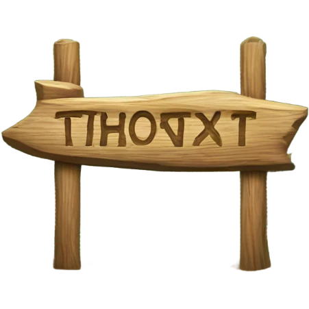 wooden natural park sign emoji