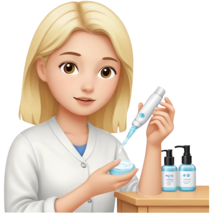 aesthetic girly evening routine  emoji