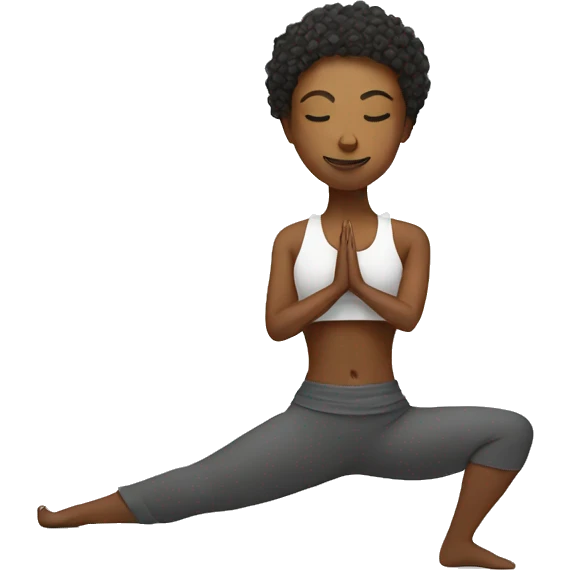 Yoga spirit emoji