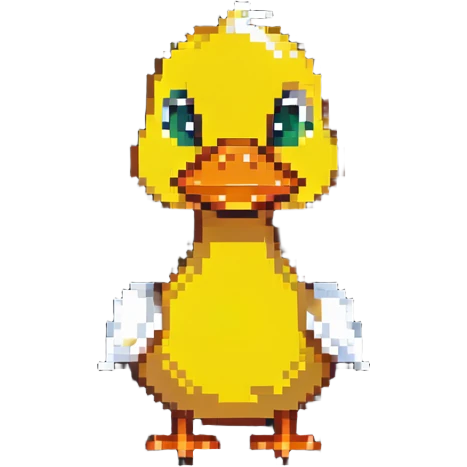 a funny duck thinking about what to eat today emoji