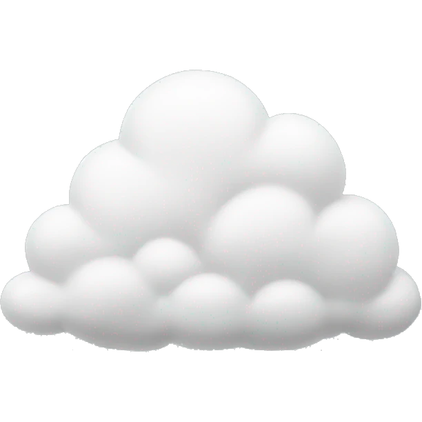 white Cloud emoji