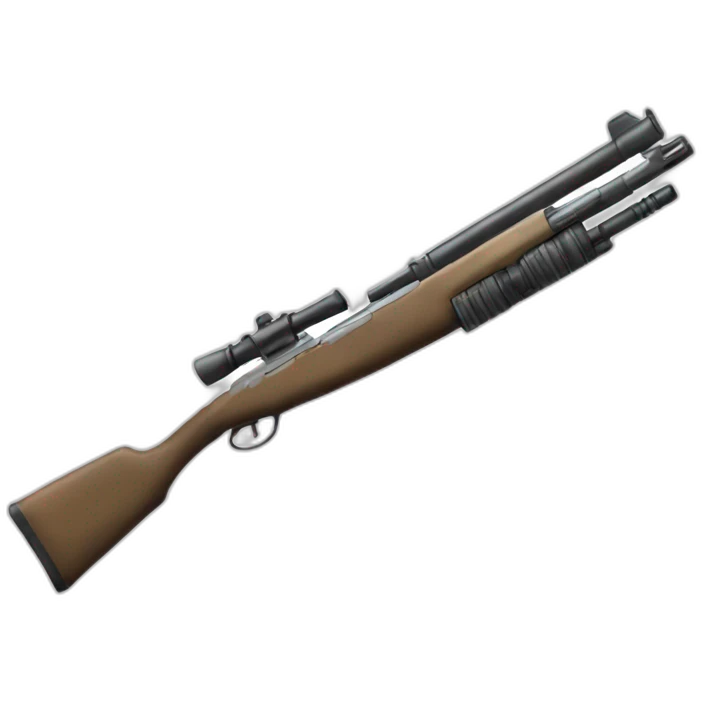 white gun from side emoji
