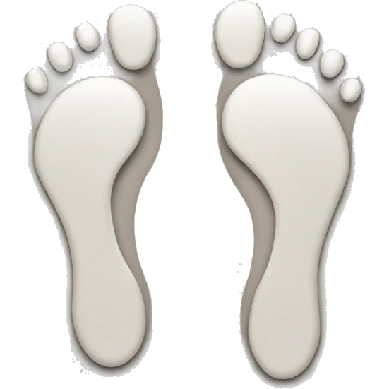 footprints emoji
