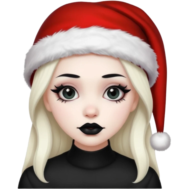 goth christmas emoji