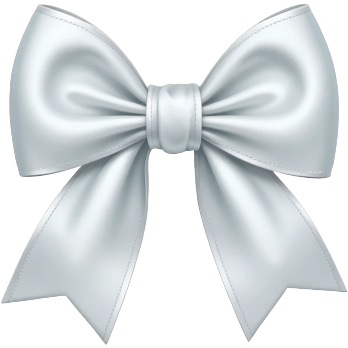 White bow emoji