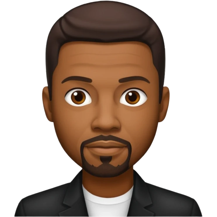 Keith Sweat (b.1961) with dark brown hair emoji