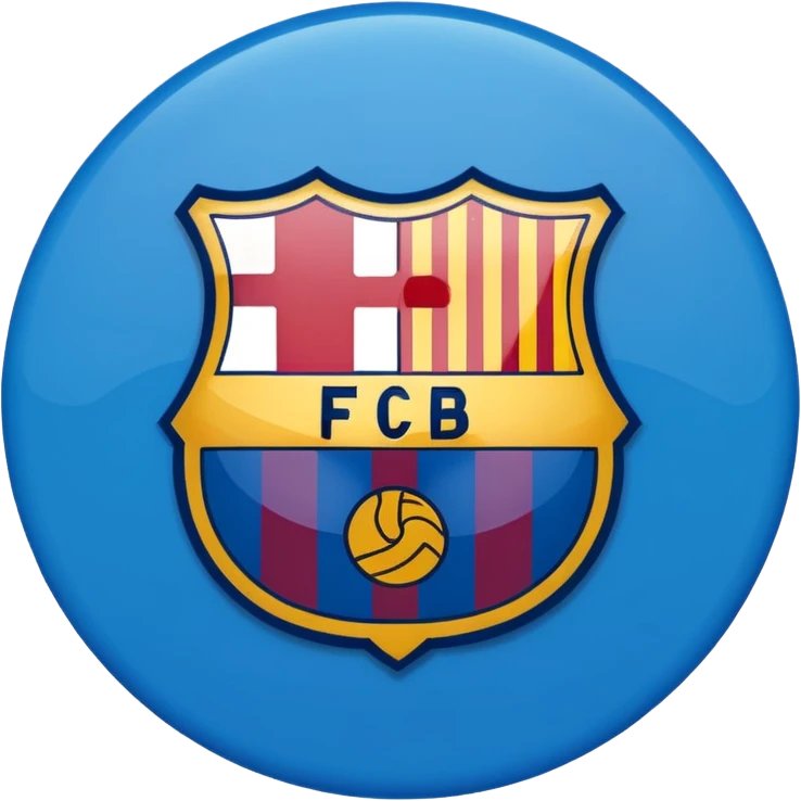 Fc Barcelona logo imoji emoji