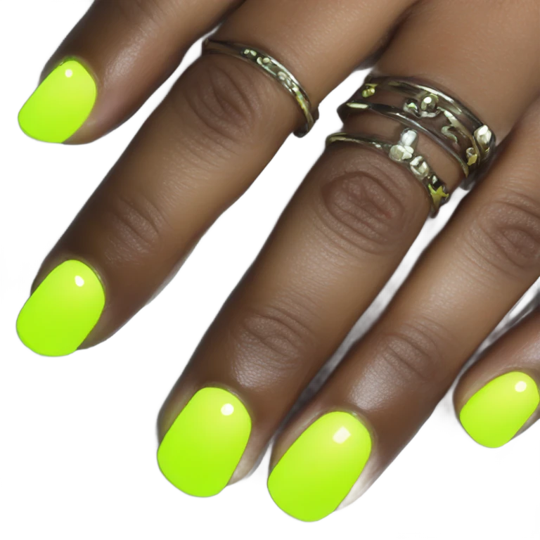 Neon nails  emoji