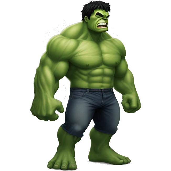 hulk on a share emoji