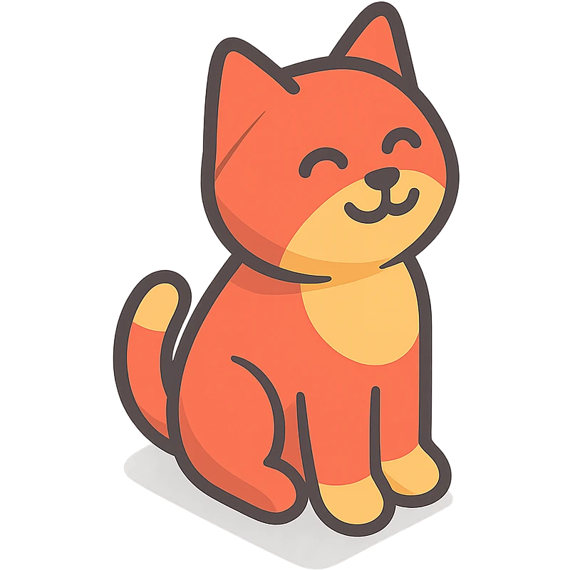 мужчина видит что кошка счастлива emoji