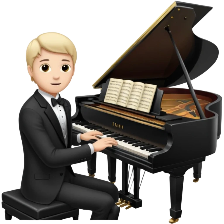 Piano recital emoji