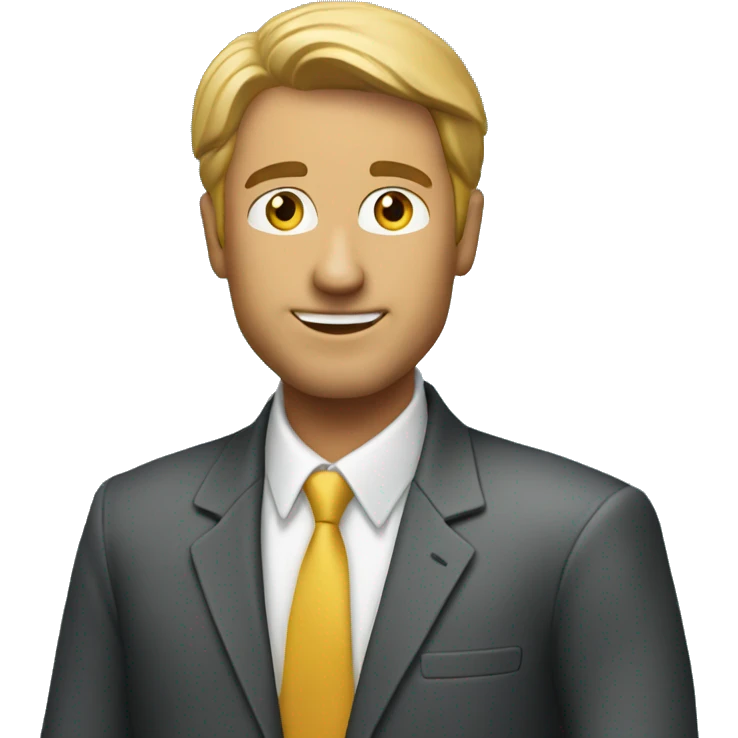 Business guy with Monterey bay emoji