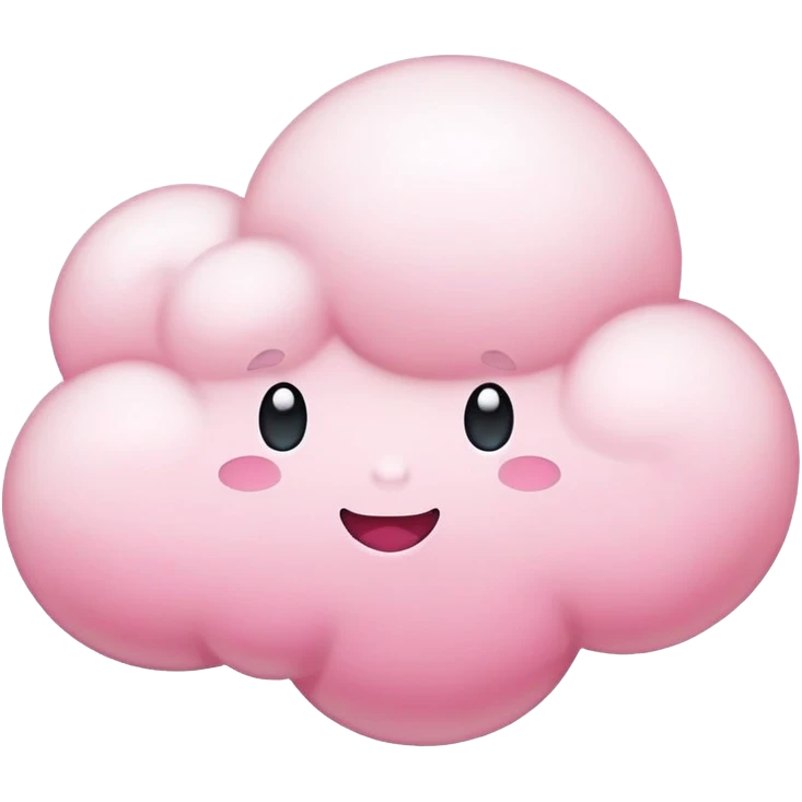 pink poof  emoji