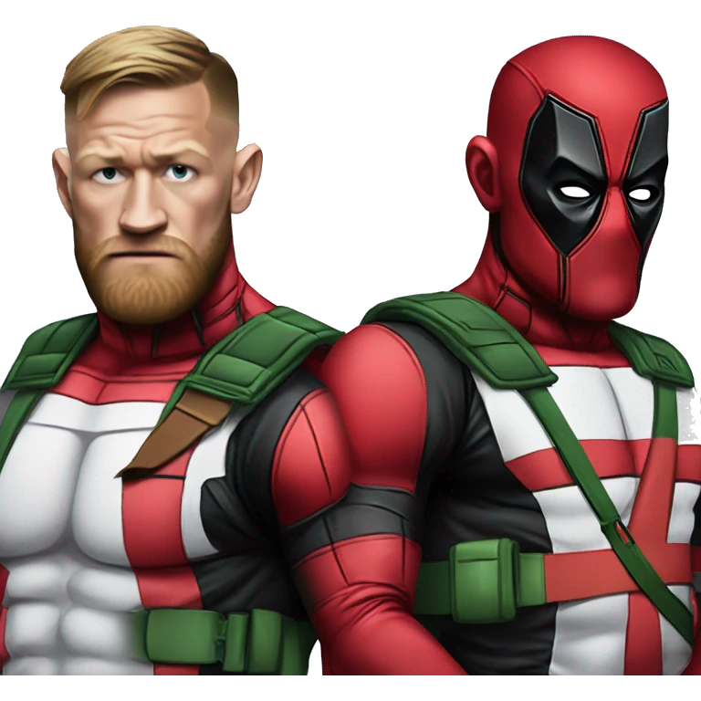 conor mcgregor costume Deadpool emoji