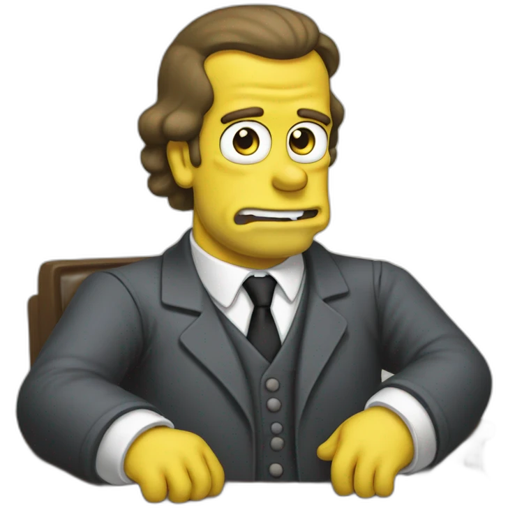 homer macron emoji