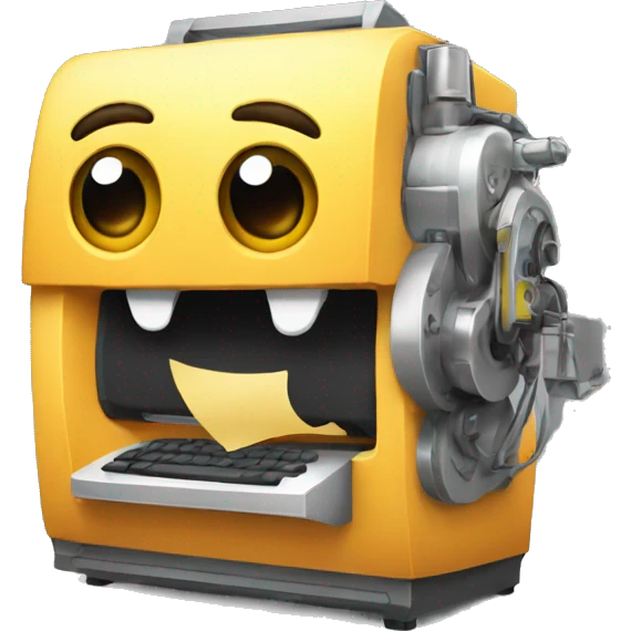 content creator machine emoji