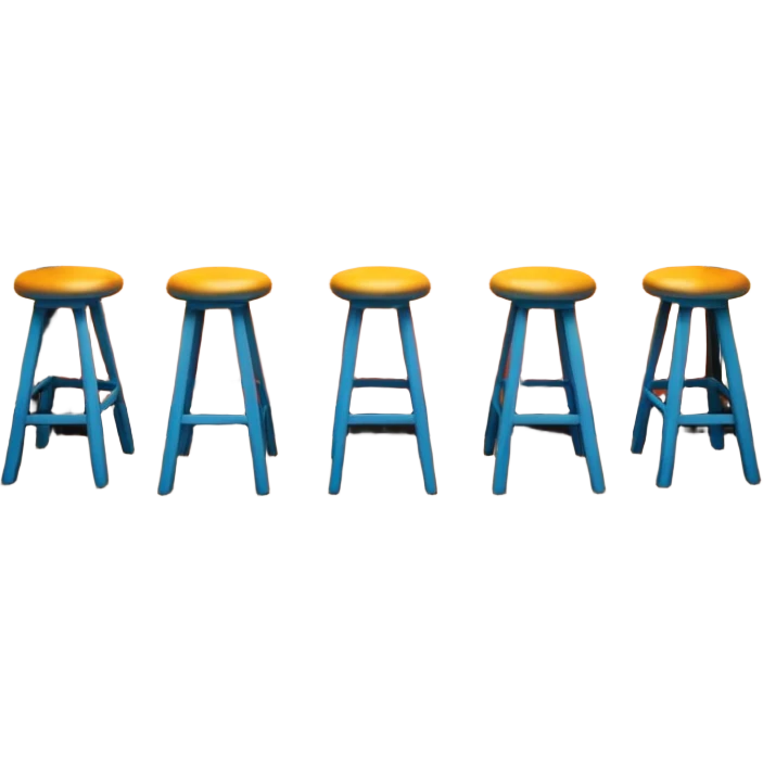 A 3D cartoon bar interior with a counter, glowing shelves of colorful bottles, tall stools, and hanging lights, warm ambient lighting, realistic reflections, Memoji-style.Frame emoji