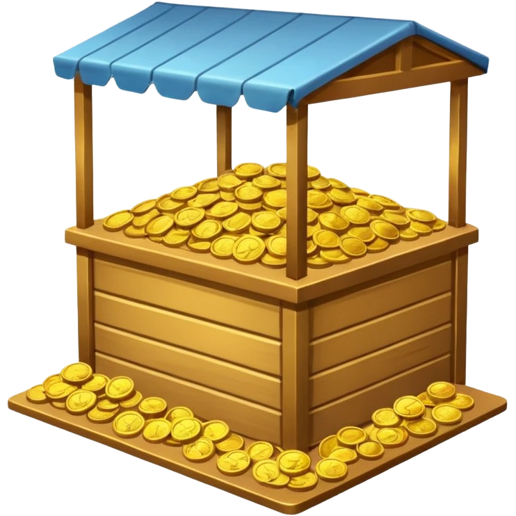 Stalls with Coins  emoji