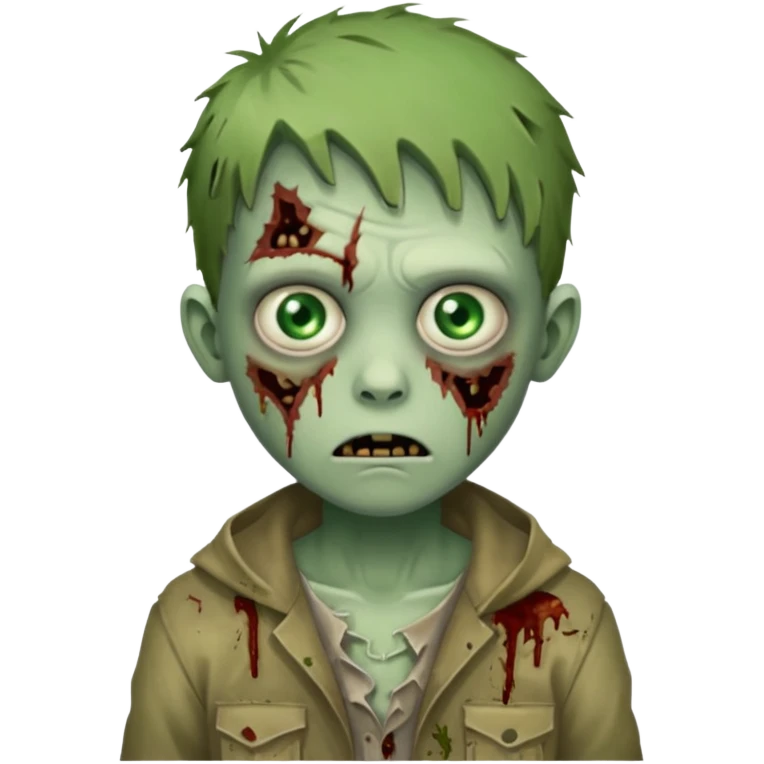 Kid zombie emoji