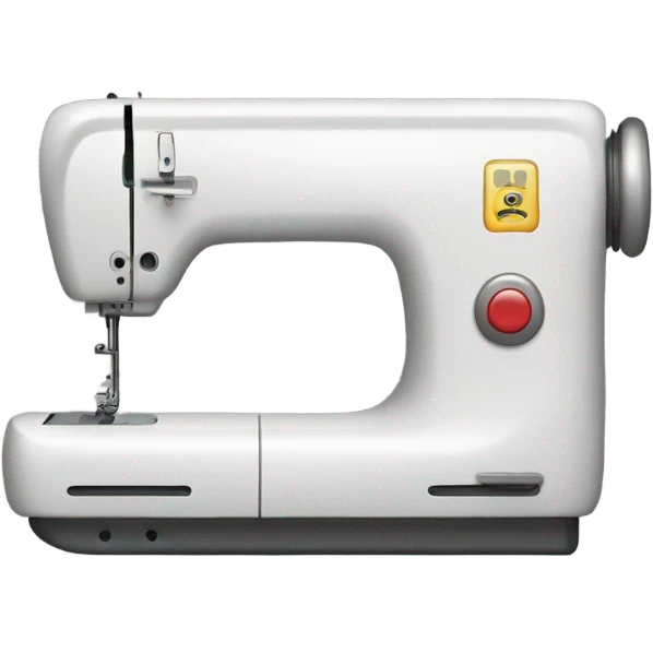 Handheld sewing machine emoji