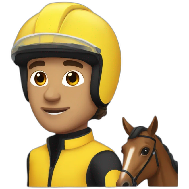 Lando Norris horse riding emoji