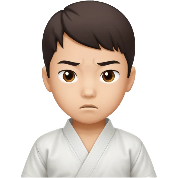 karate boy, asian emoji