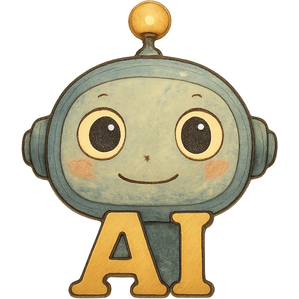 ghibli style emoji of inteligência artificial emoji