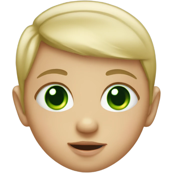 baby with green eyes emoji