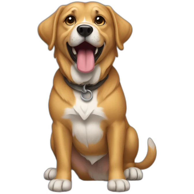 chien dans un urus emoji