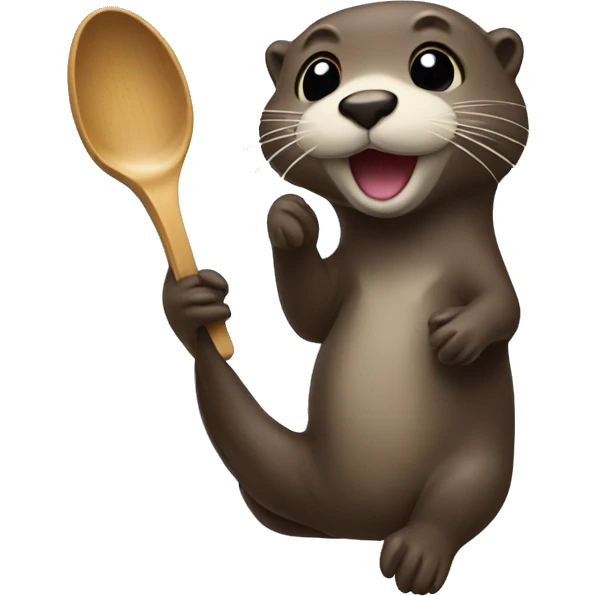 Spoon otter emoji