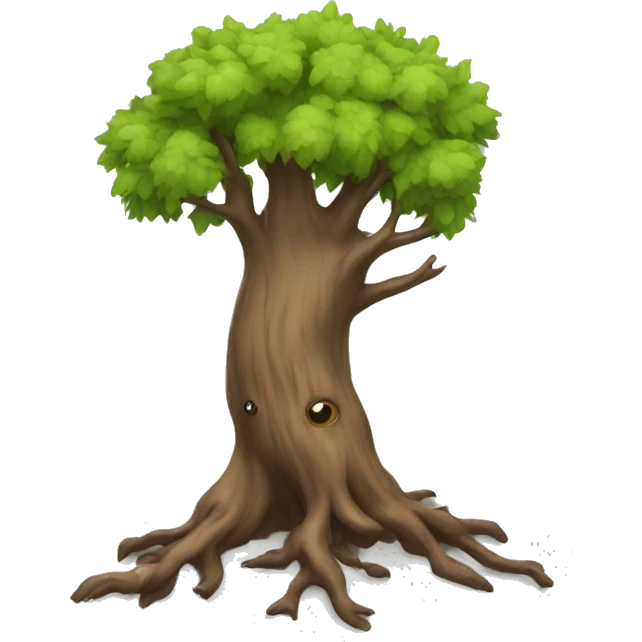 Tricky tree emoji