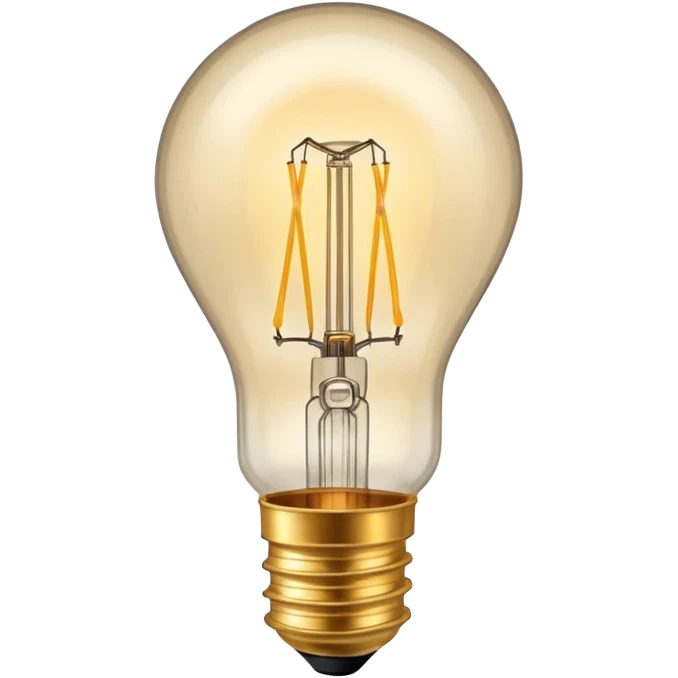 Vintage Edison Light Bulb
 emoji