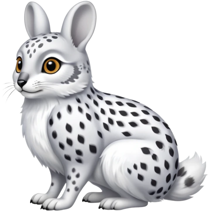 Ermine-Snowshoe-Hare-Arctic-Snow-Leopard-Fox-Snowy-Owl-fusion-hybrid emoji
