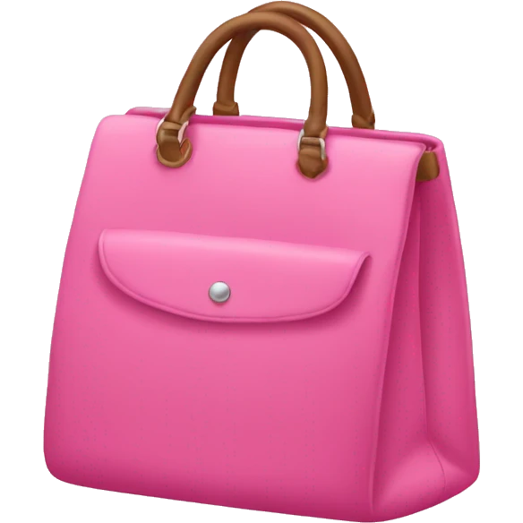 Pink bag emoji