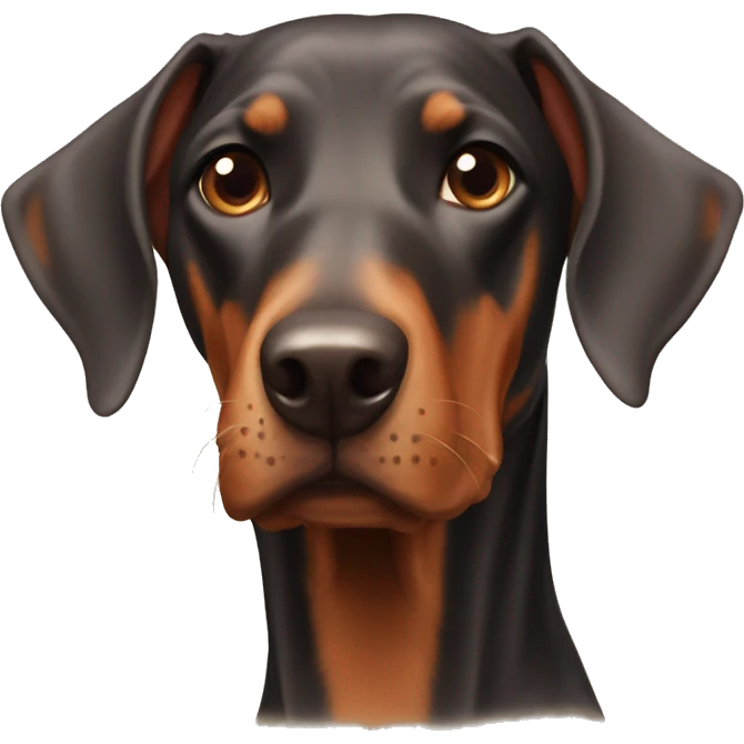 Dog Doberman  emoji