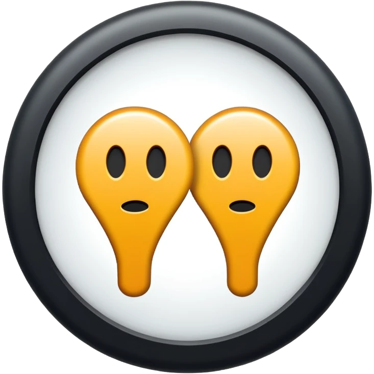 2 exclamation marks in a circle with white colour and its background colour colour must be light blue emoji