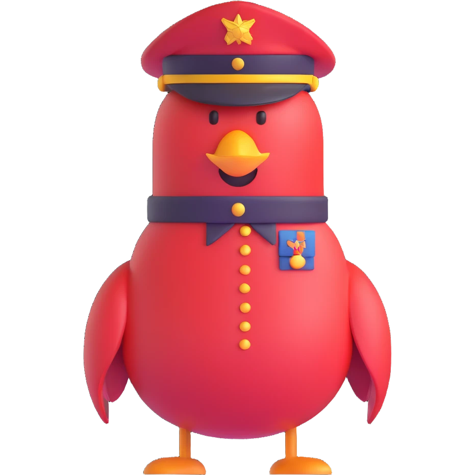 Tomato wearing Napoleon's cocked hat and military officer uniform emoji