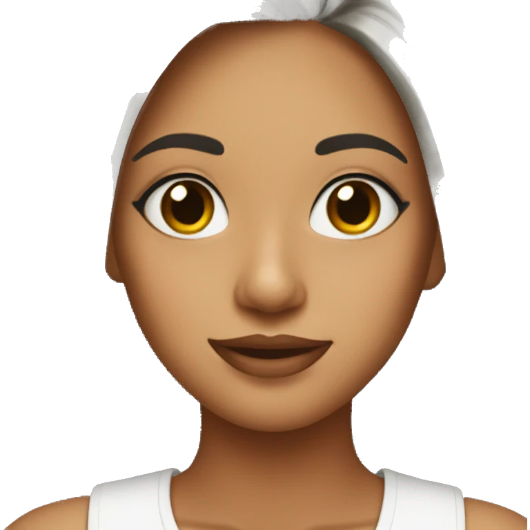 A pretty sister who teaches you about beauty emoji