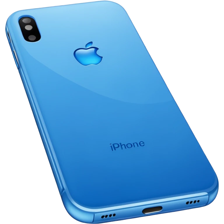 blue iphone 17 emoji