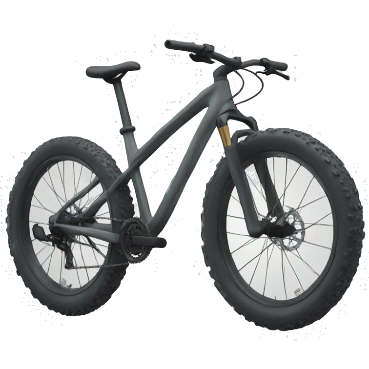 Detailed mountain bike emoji