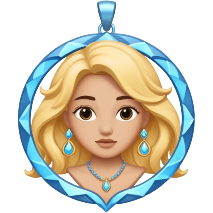 Luna en acuario emoji
