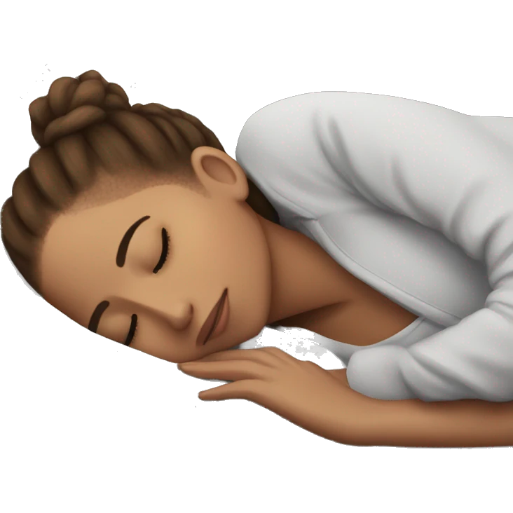 Ariana Grande sleeping emoji