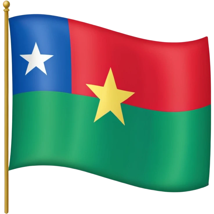  dagestan flag red blue green emoji