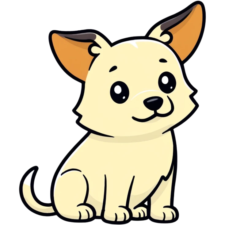 Dog giving side eye emoji