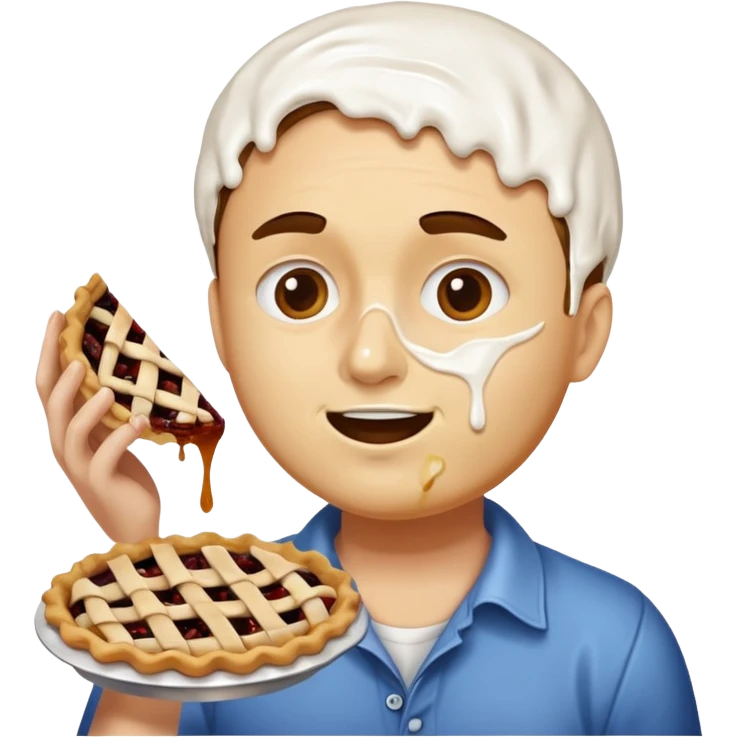Pie in the face  emoji
