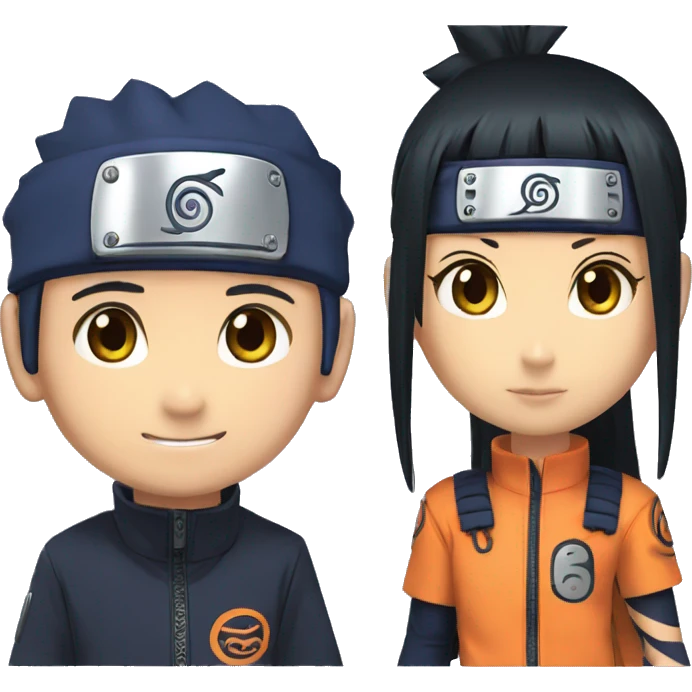 Naruto and hinata  emoji