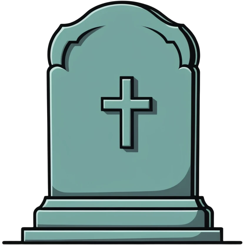 tombstone emoji